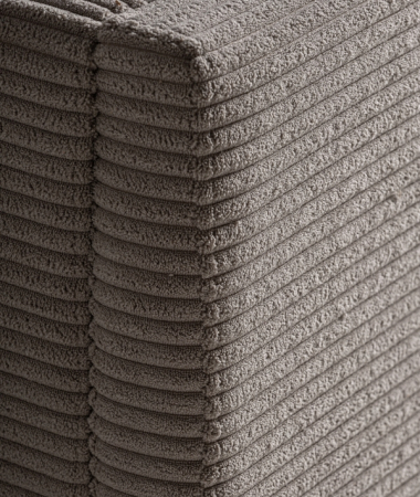 Pat tapițat poliester bej și lemn de pin [5]