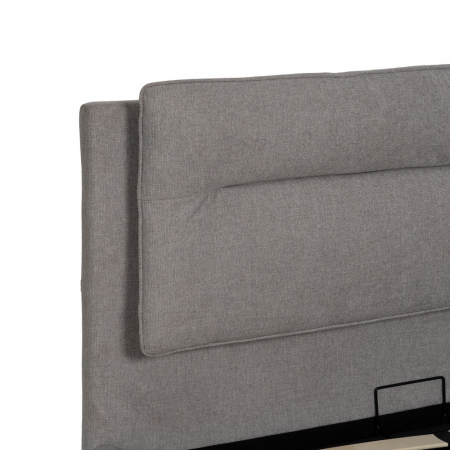 Pat tapitat gri cu depozitare [4]