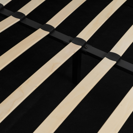 Pat tapitat gri cu depozitare [8]