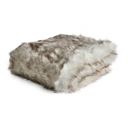 Patura microfibra blana bizon|Paturi decorative [0]