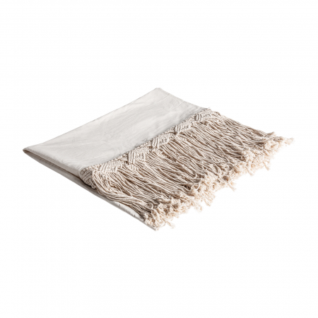 Textile - Patura bumbac alb stil provensal|Paturi rustice de calitate