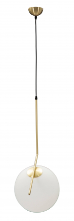 Pendul Glamy, fier/sticla, auriu/alb - creativdeco.ro [5]