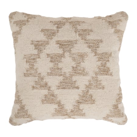 Perne Decorative in Stil Rustic - Pernă decorativă cu model geometric țesut din lână și bumbac 60x60 cm