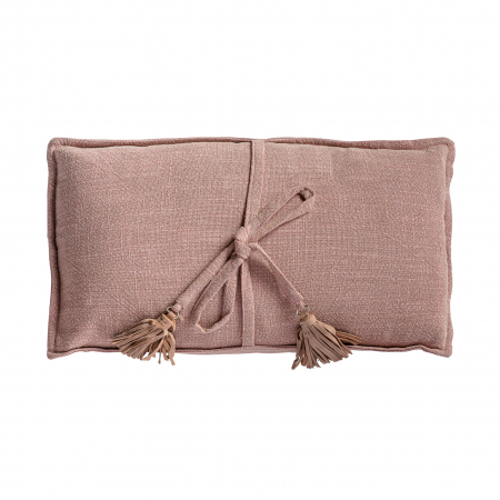 Textile - Perna decorativa bumbac roz pal|Textile shabby chic