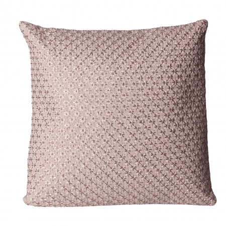 MEGA PROMOTII - Perna decorativa bumbac in roz pal|Textile shabby chic