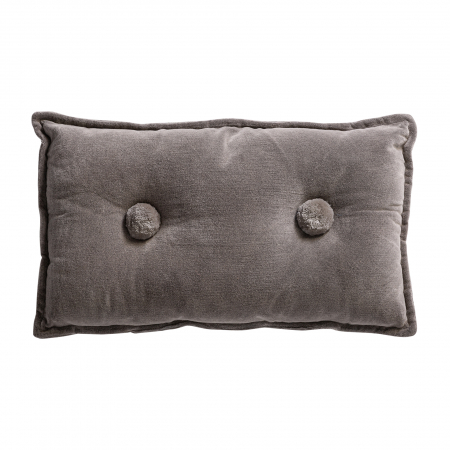 Textile - Perna decorativa catifea gri deschis|Perne decorative elegante