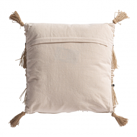 Perna decorativa iuta alb natural vintage|Perne rustice elegante [1]