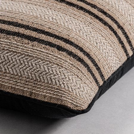 Perna decorativa iuta bej vintage|Perne elegante naturale [2]