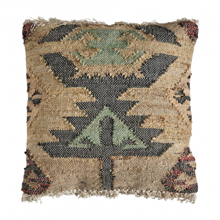 Textile - Perna decorativa vintage iuta maro|Perne rustice