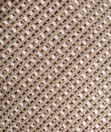 Pernă decorativă Halena alb murdar cu detalii maro 60x40 cm [2]