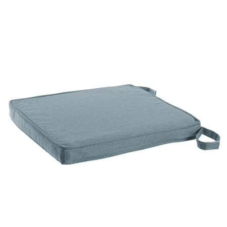 Accesorii Exterior - Perna de scaun albastru închis – 38x38x4 cm, texturată, impermeabilă