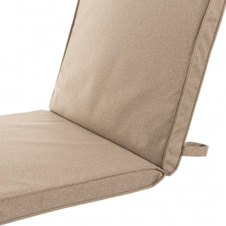 Perna de scaun bej cu spătar înalt – 123x48x4 cm, rezistentă la umezeală, stil natural [1]