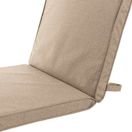 Perna de scaun bej uni – 90x40x4 cm, cu spătar jos, impermeabilă [1]