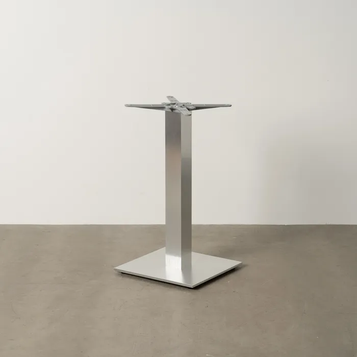 Accesorii mese - Picioare masa aluminiu patrat cromate|Mobilier decor versatil