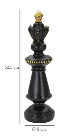 Rege sah negru-auriu ornamental - CreativDeco.ro   [5]