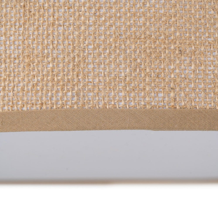 Plafoniera din metal si in natural tambur texturat cu difuzor opal – profil plat [2]