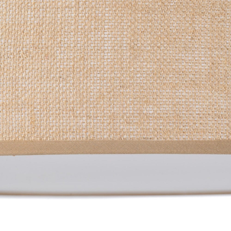 Plafoniera din metal si in natural tambur texturat cu difuzor opal – diametru mare [2]