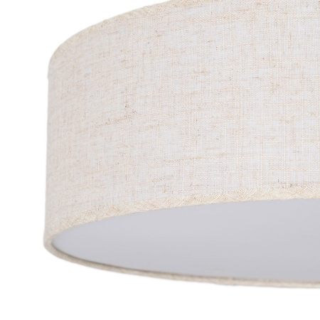 Plafoniera din metal si in off-white tambur cu difuzor opal – profil plat [1]