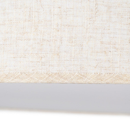 Plafoniera din metal si in off-white tambur texturat cu difuzor opal – diametru mare [1]