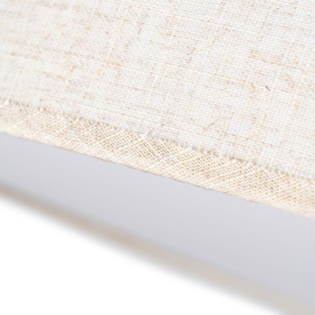 Plafoniera din metal si in off-white tambur texturat cu difuzor opal – diametru mare [3]