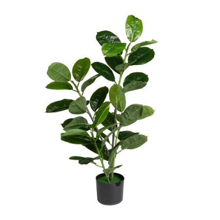Flori, Plante artificiale - Plantă artificială decorativă cu frunze ovale lucioase