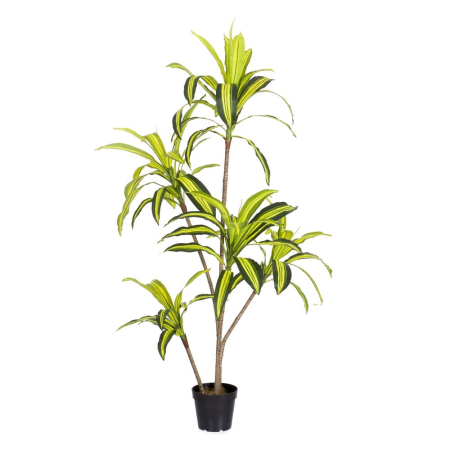 Flori, Plante artificiale - Plantă artificială Dracena pentru exterior cu frunze dungate