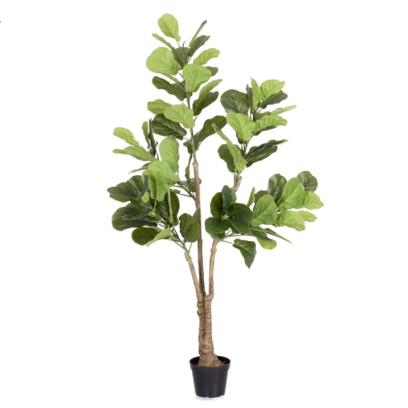 Flori, Plante artificiale - Plantă artificială Ficus pentru exterior cu trunchi texturat