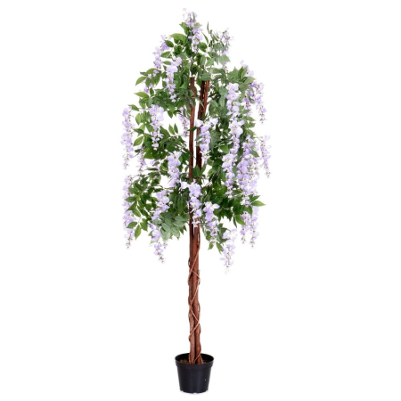 Flori, Plante artificiale - Plantă artificială Glicină pentru exterior cu flori lila