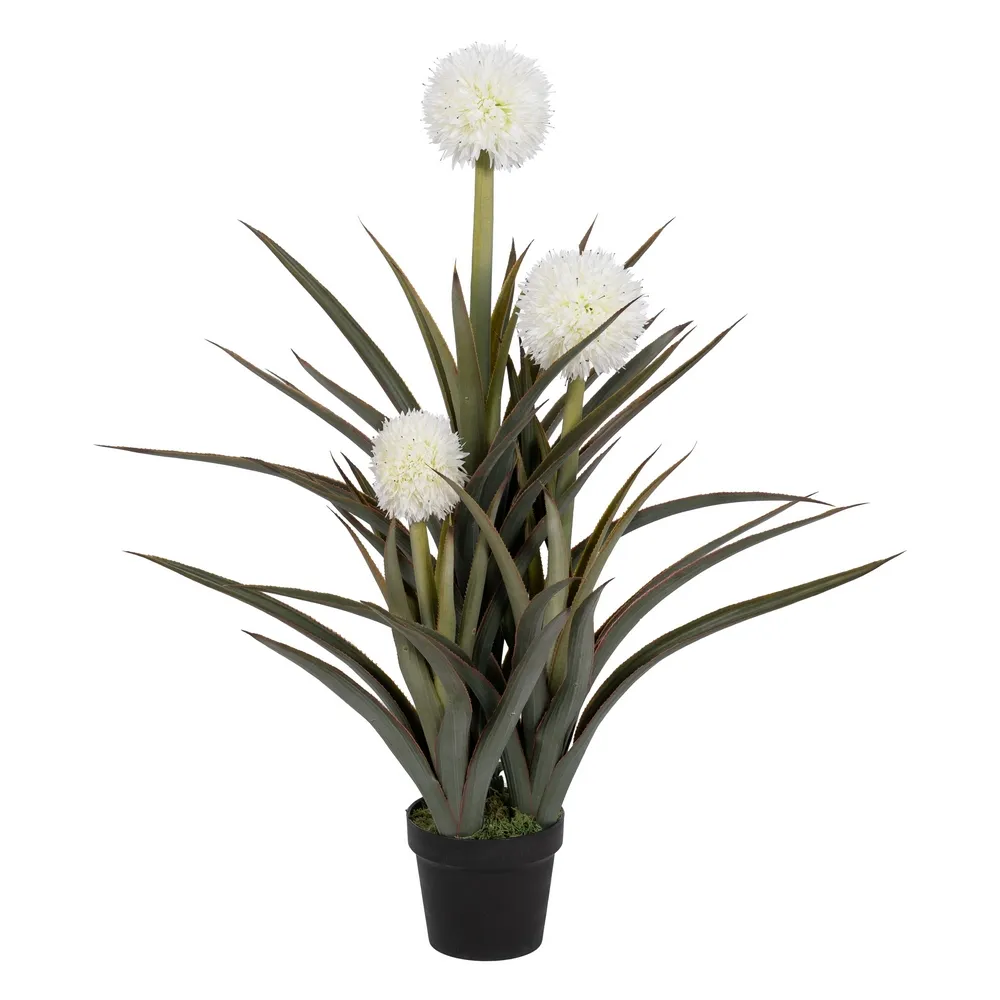 Obiecte decorative - Planta artificiala de ananas inflorit | Decoratiuni exotice