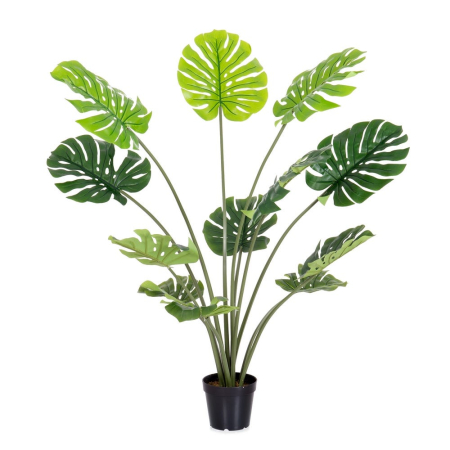 Flori, Plante artificiale - Plantă artificială Monstera pentru exterior cu frunze mari decupate