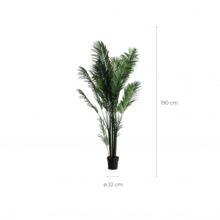 Planta decorativa palmier | Plante artificiale tropicale [3]