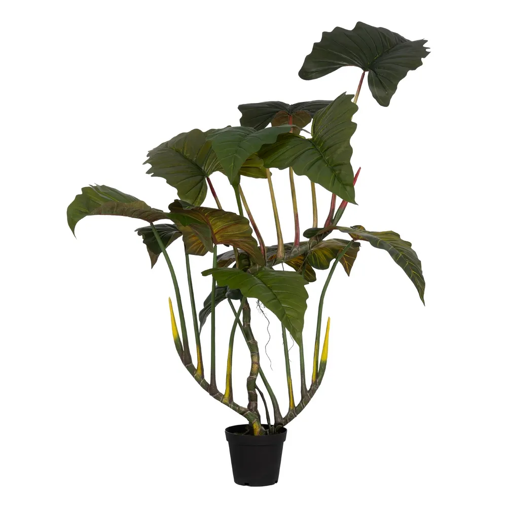 Obiecte decorative - Planta artificiala Alocasia | Plante tropicale pentru apartament