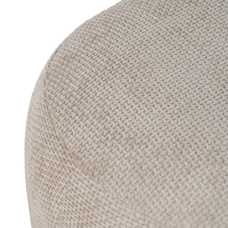 Puf bej stofă design organic [2]