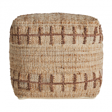 Taburete si pufuri - Puf boho iuta maro|Pufuri confortabile