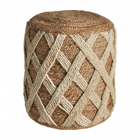 Puf vintage iuta maro|Pufuri retro [1]