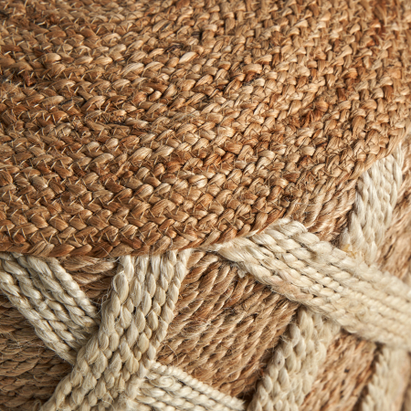 Puf vintage iuta maro|Pufuri retro [3]