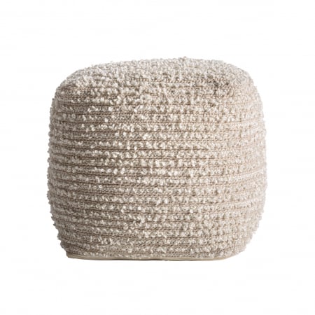 Puf shabby chic gri | Pufuri eco-friendly vintage