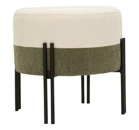 Mobilier - Puf în stil modern bicolor mic