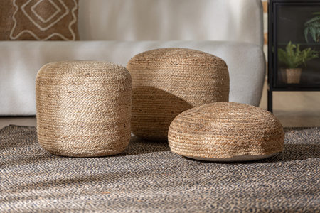 Puf iuta boho vintage|Mobilier premium interior [4]