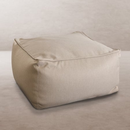 Taburete Exterior - puf GISSELE Taupe – taburet exterior modular, husă olefin taupe