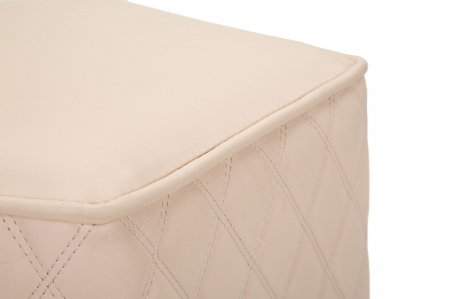 Puf pentagonal modern tapițat cu bază aurie Sharon [5]