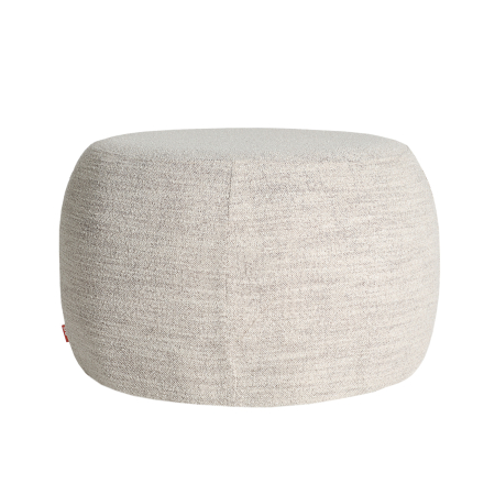 Mobilier - Puf tapițat bej pentru spații HoReCa cu design contemporan