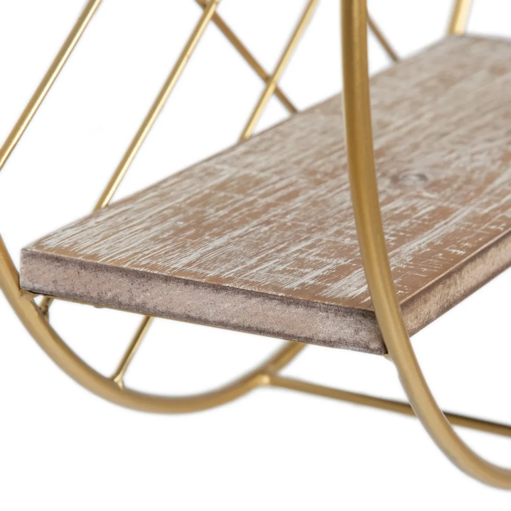 Raft rotund auriu sofisticat pentru decoratiuni interioare [6]