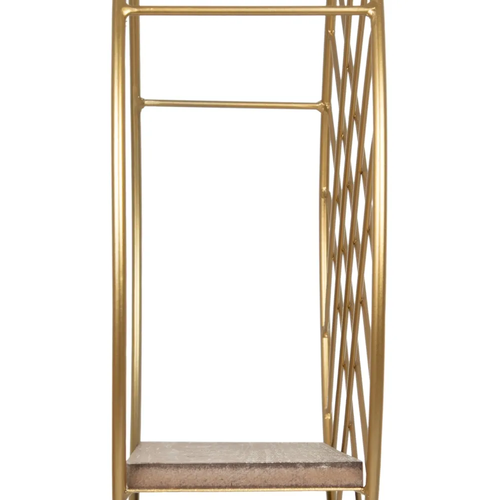 Raft rotund auriu sofisticat pentru decoratiuni interioare [7]