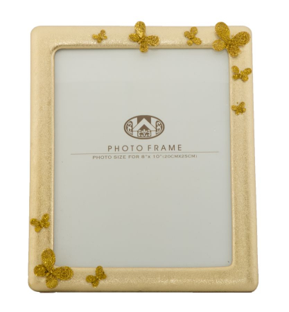 Rama foto Glam cu fluturi aurii, design delicat si luxos CreativDeco.ro.   [1]