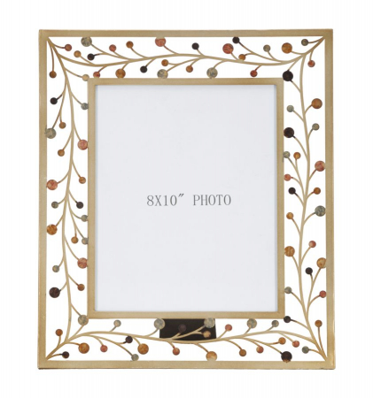 Rama foto delicata aurie design Glam, aspect aerisit CreativDeco.ro. [2]