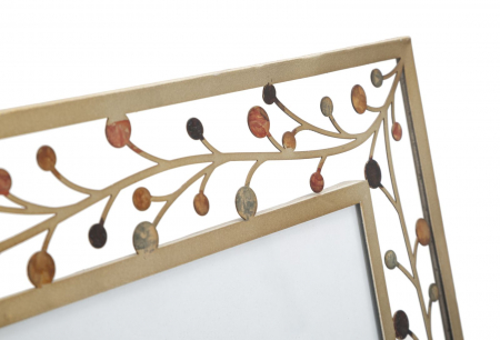 Rama foto delicata aurie design Glam, aspect aerisit CreativDeco.ro. [1]