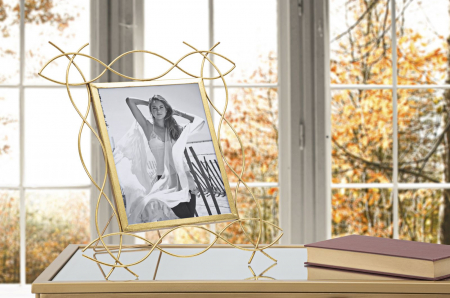 Rama foto fier stil Glam, linii simple elegante CreativDeco.ro. [4]