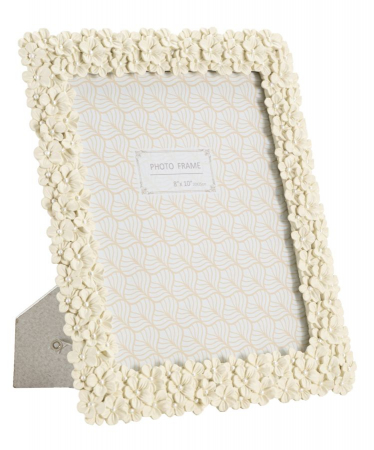 Rame foto - Rama foto alba cu floricele | CreativDeco.ro  