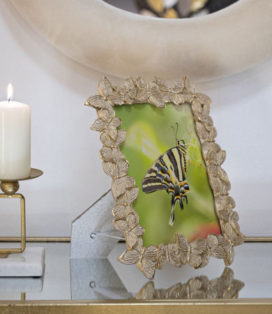 Rama foto aurie fluturi delicati | CreativDeco.ro [4]